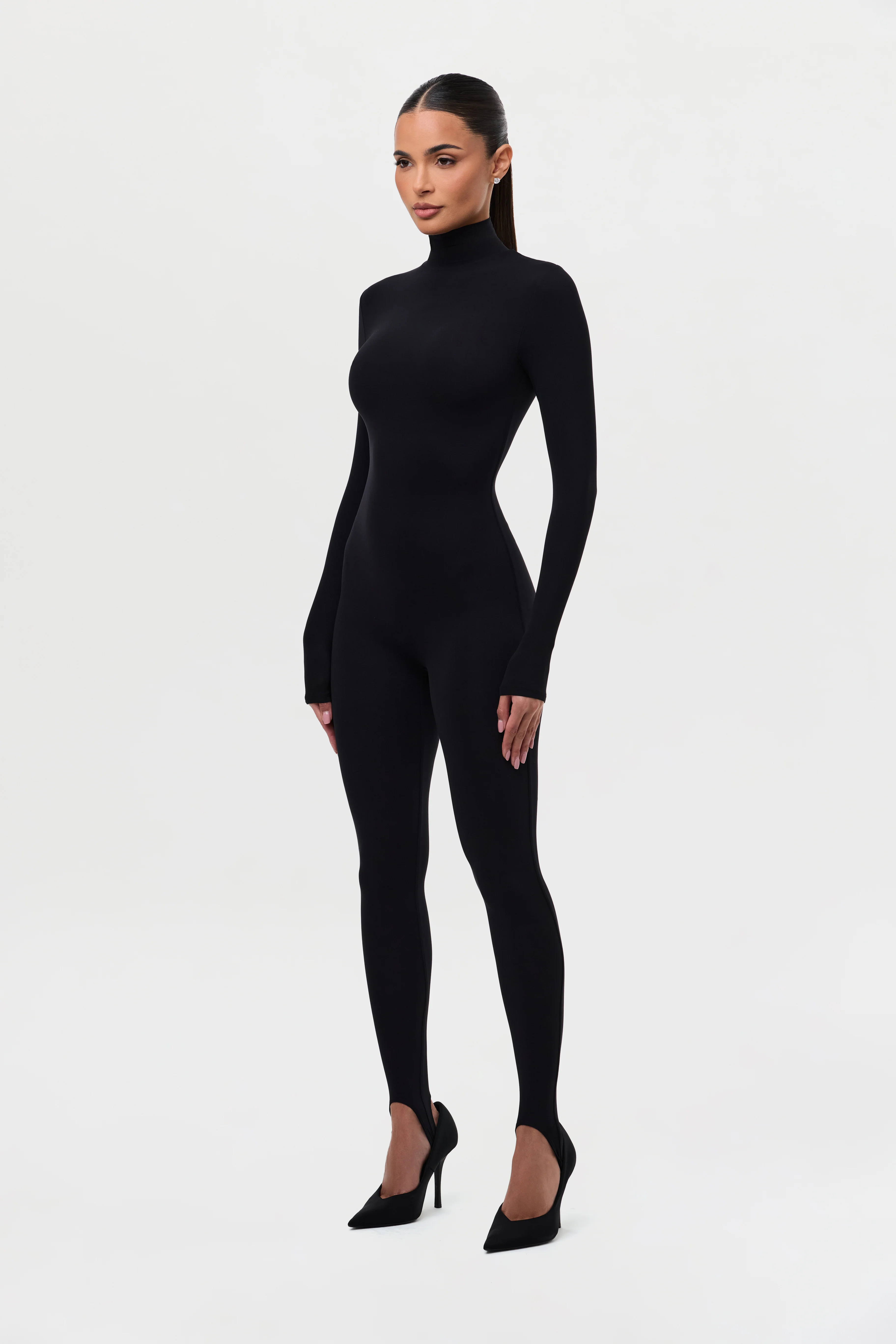 Naked Turtleneck Stirrup Jumpsuit - Image 2