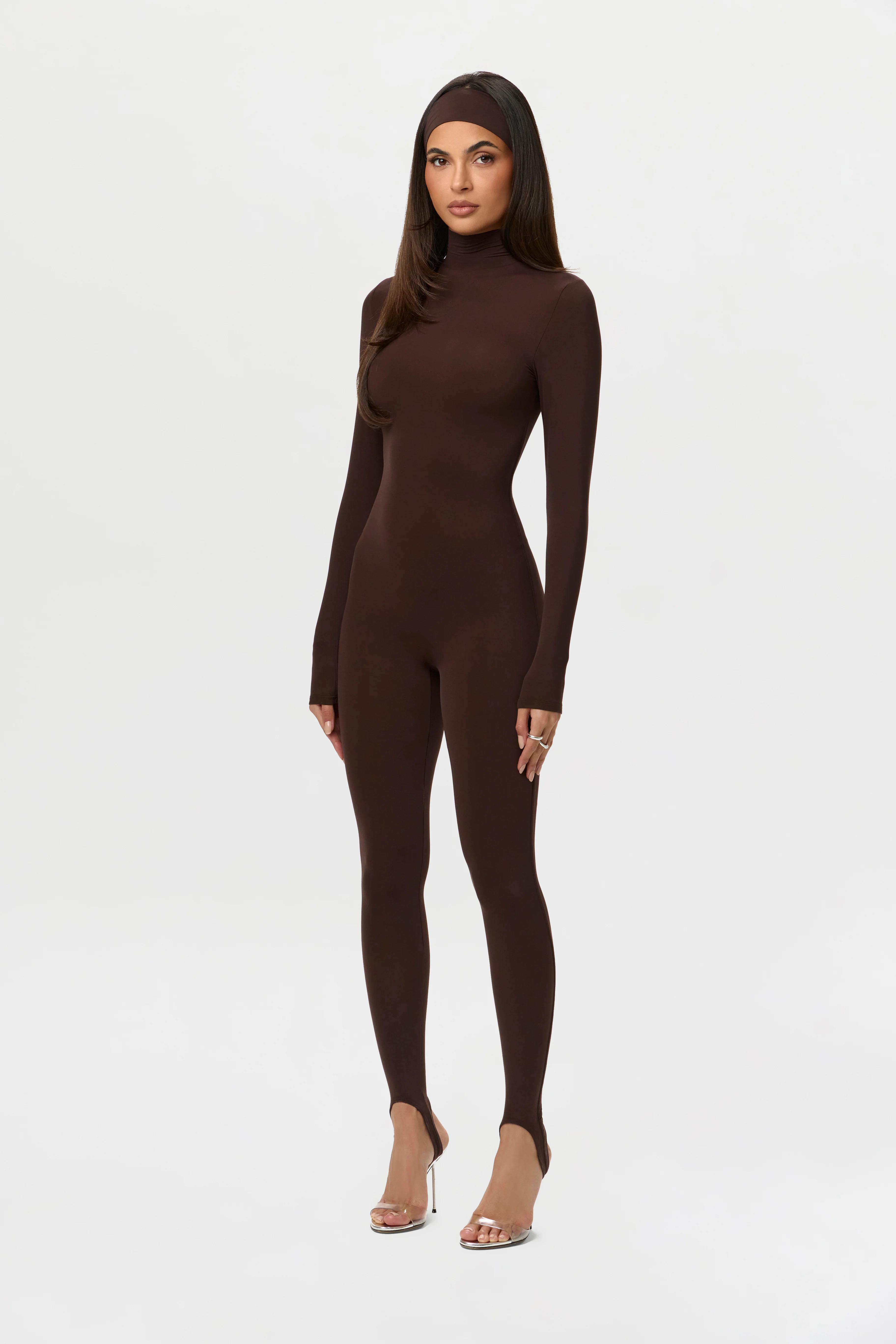 Naked Turtleneck Stirrup Jumpsuit - Image 9