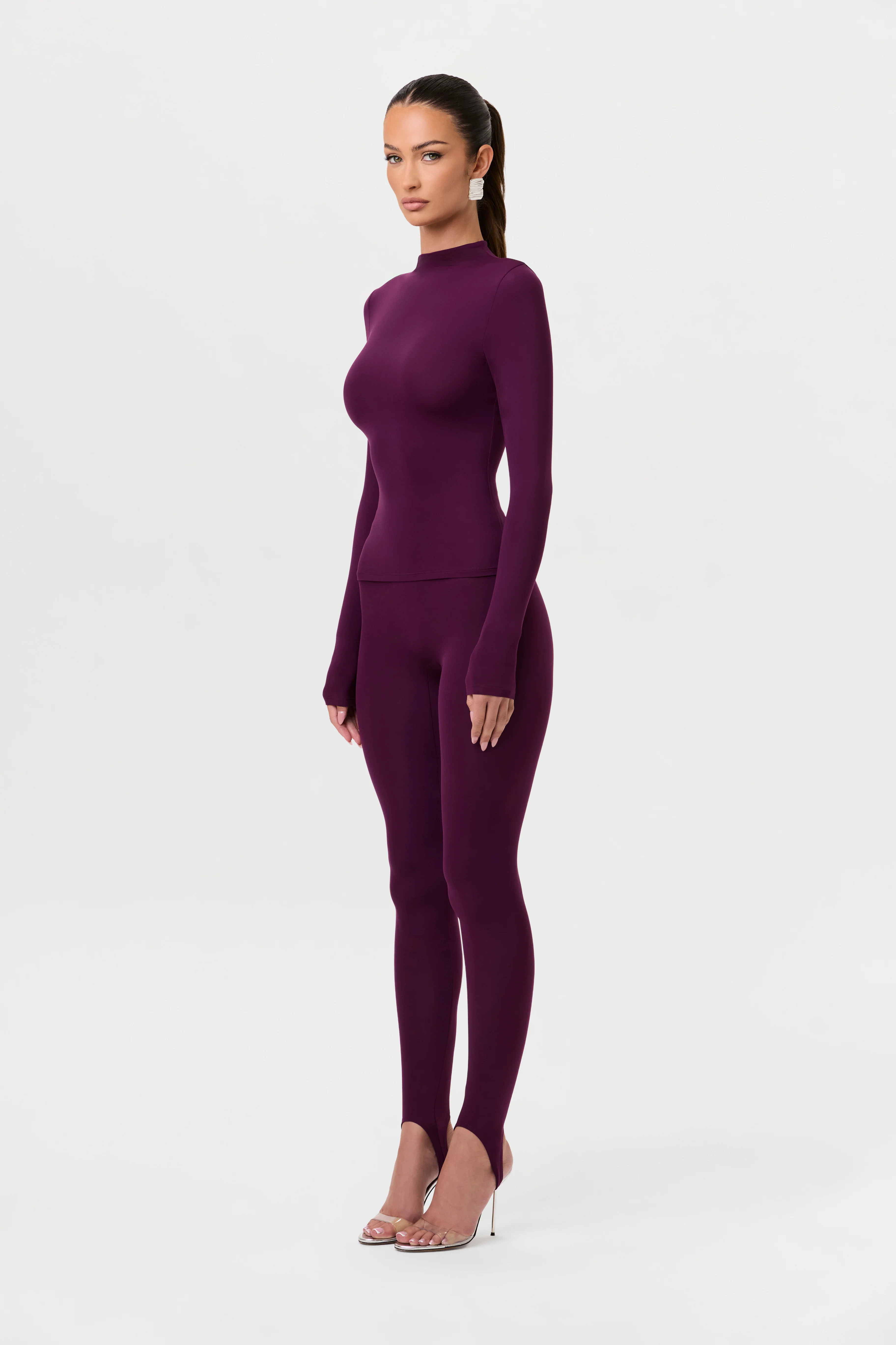 Naked Mock Neck Top - Image 48