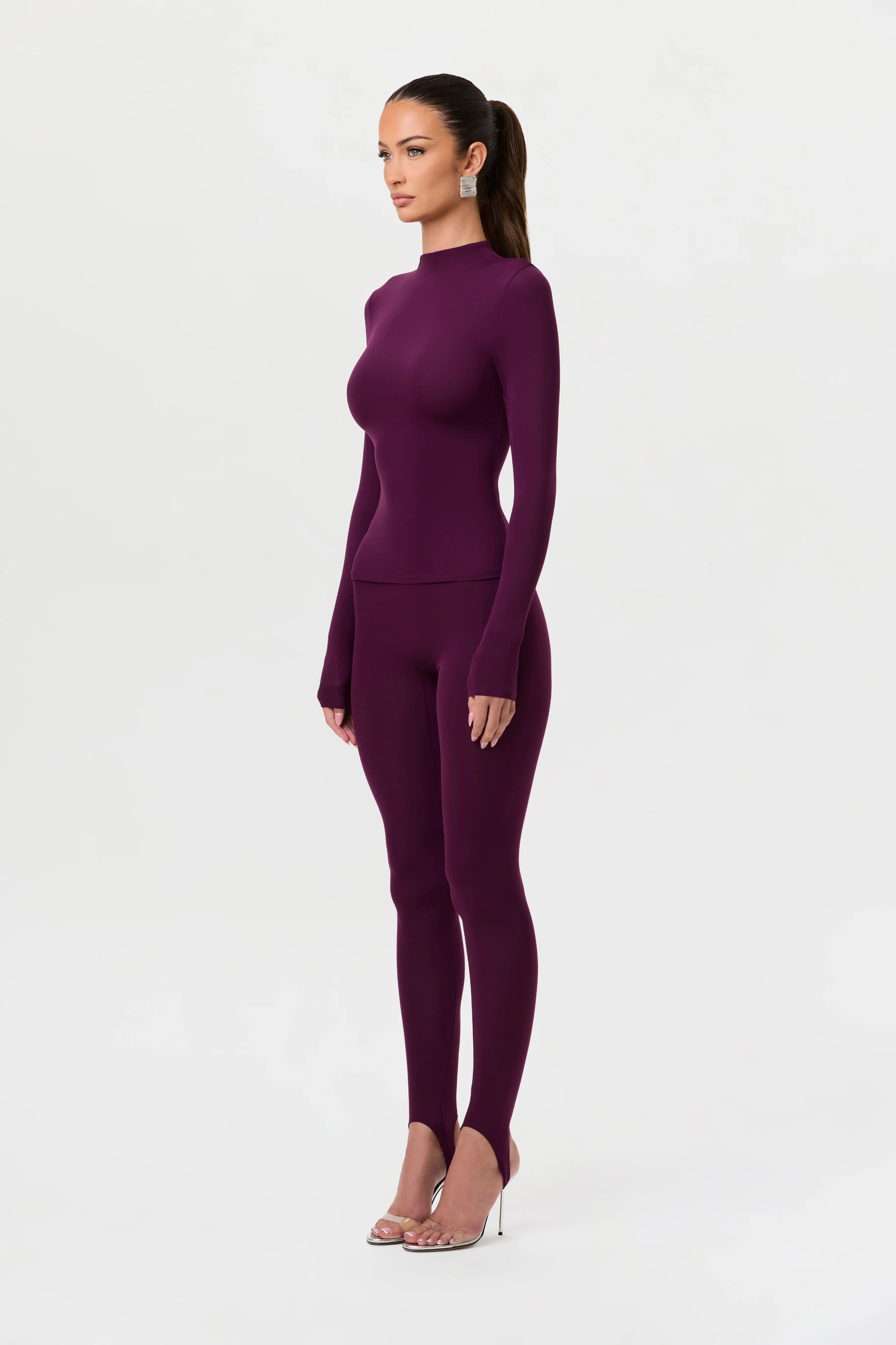 Naked Mock Neck Top - Image 51