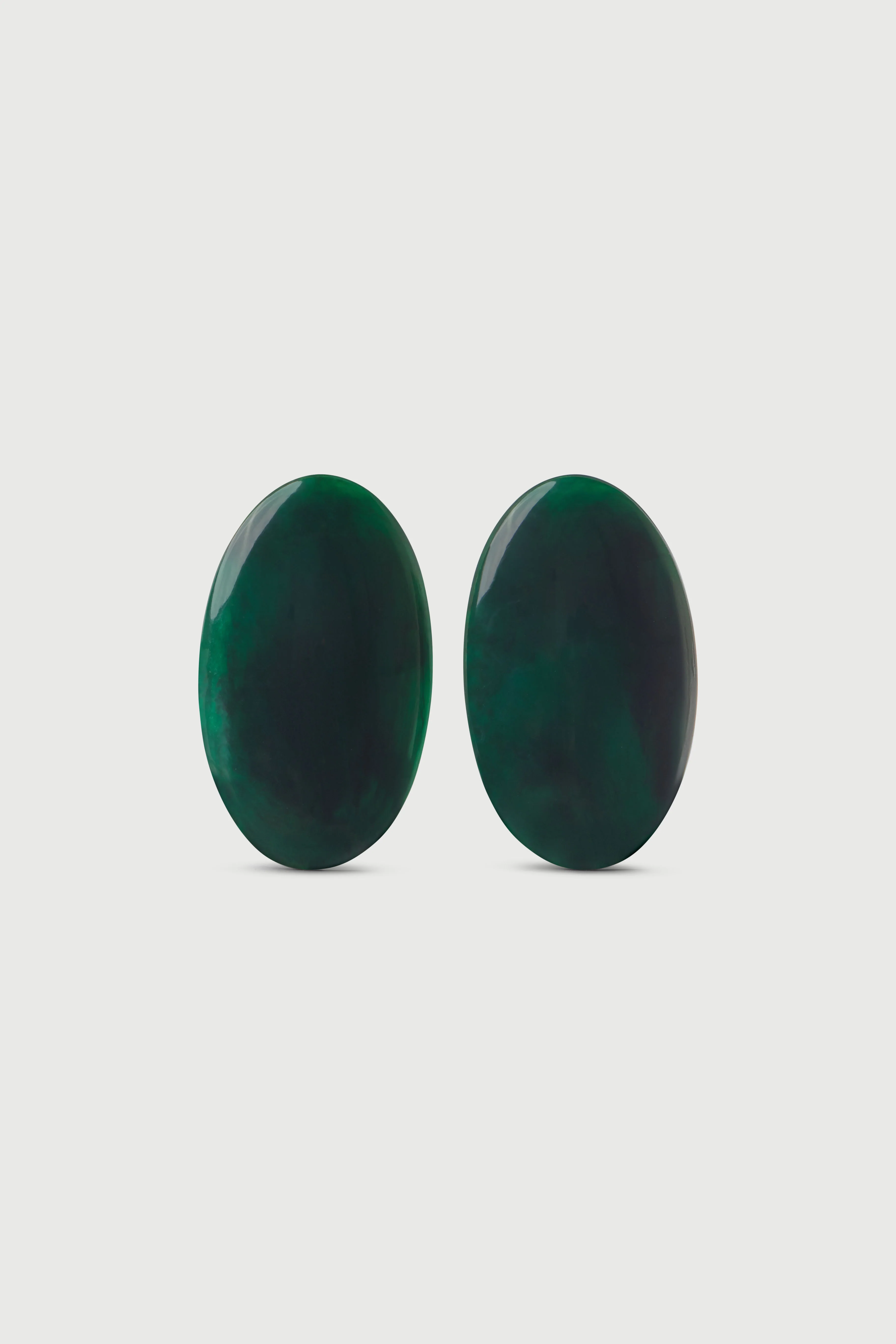 Resin Oval Earrings - Image 3