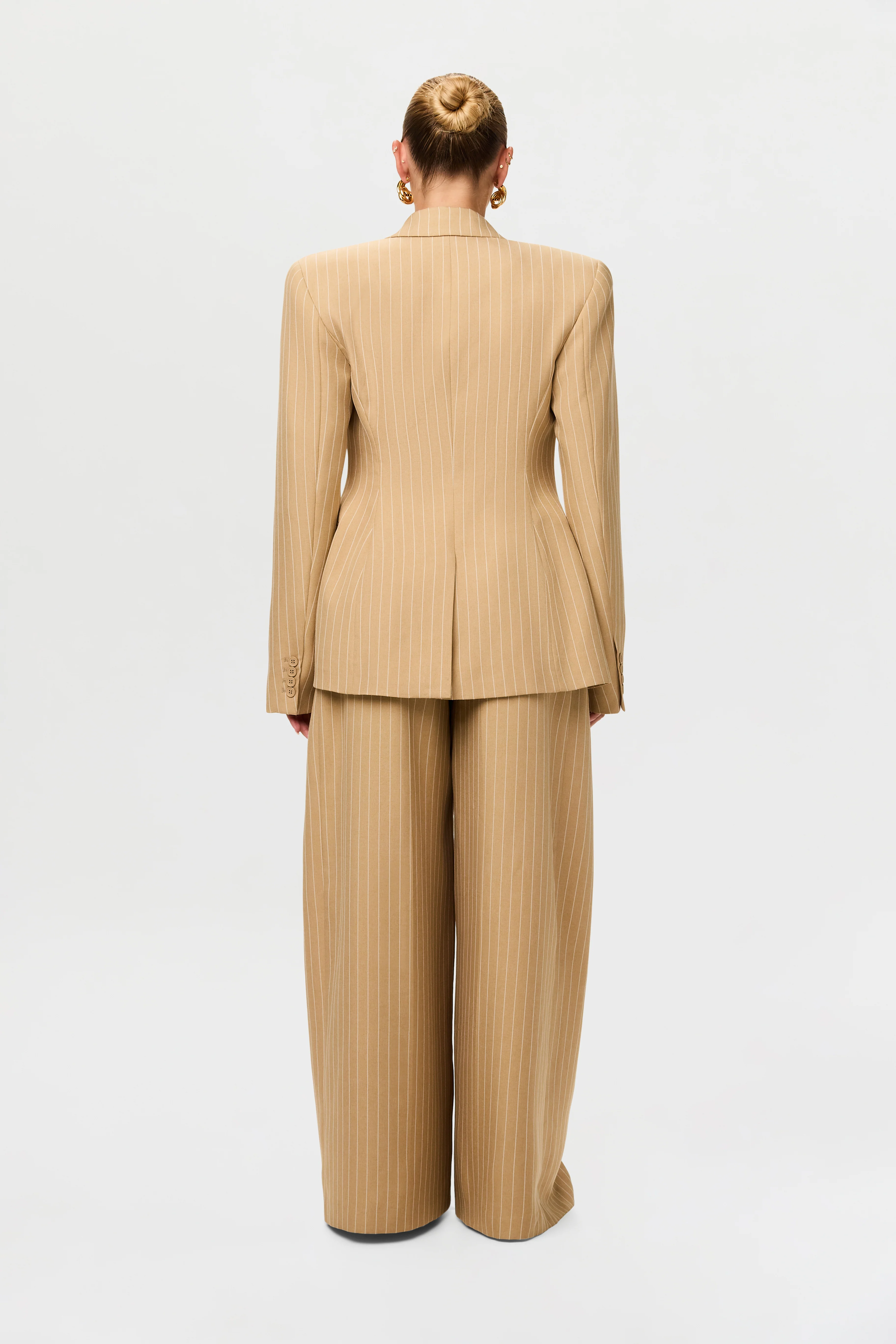 Suiting Pinstripe Wide-Leg Pant - Image 16