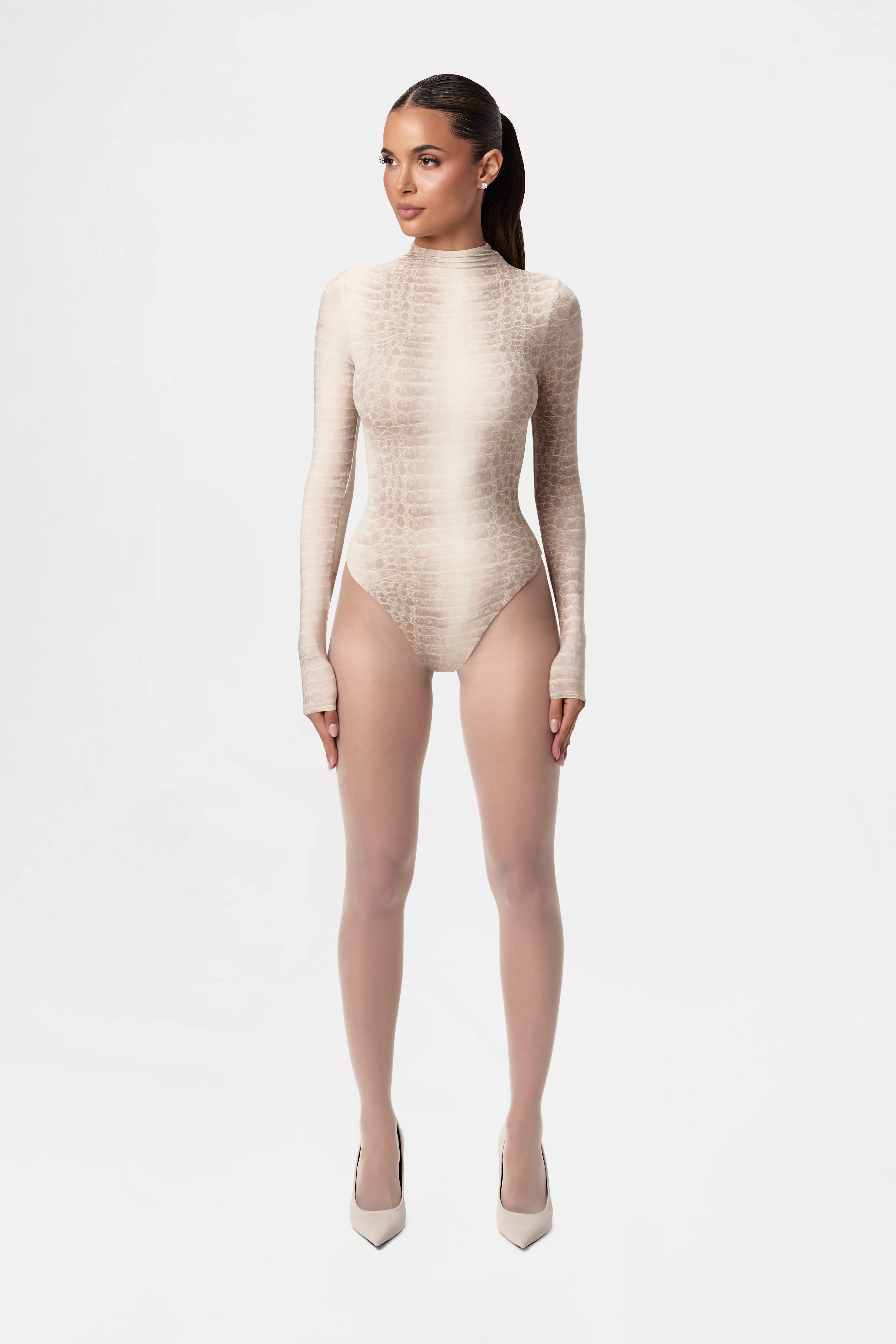 Naked Print Bodysuit - Image 39