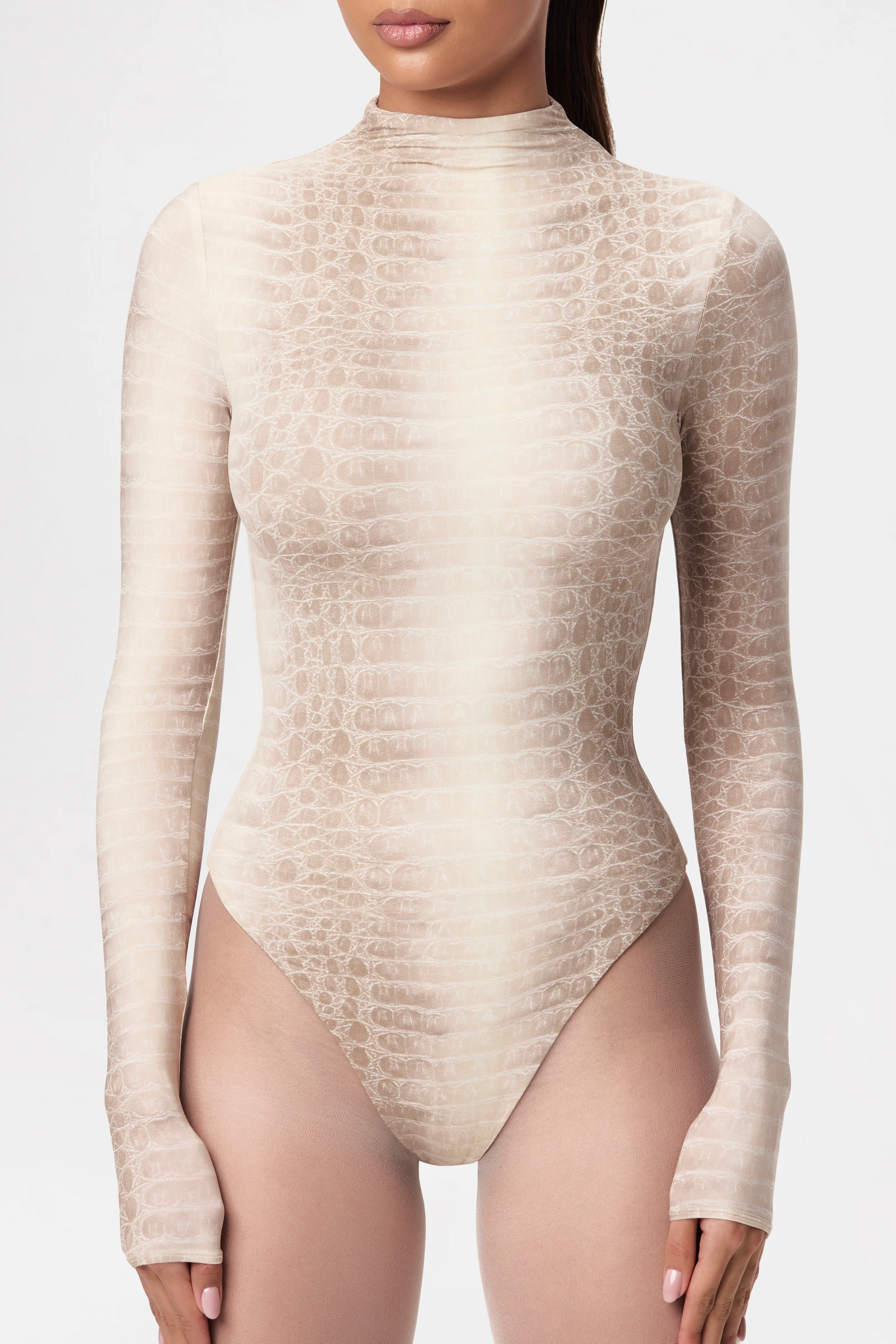Naked Print Bodysuit - Image 42