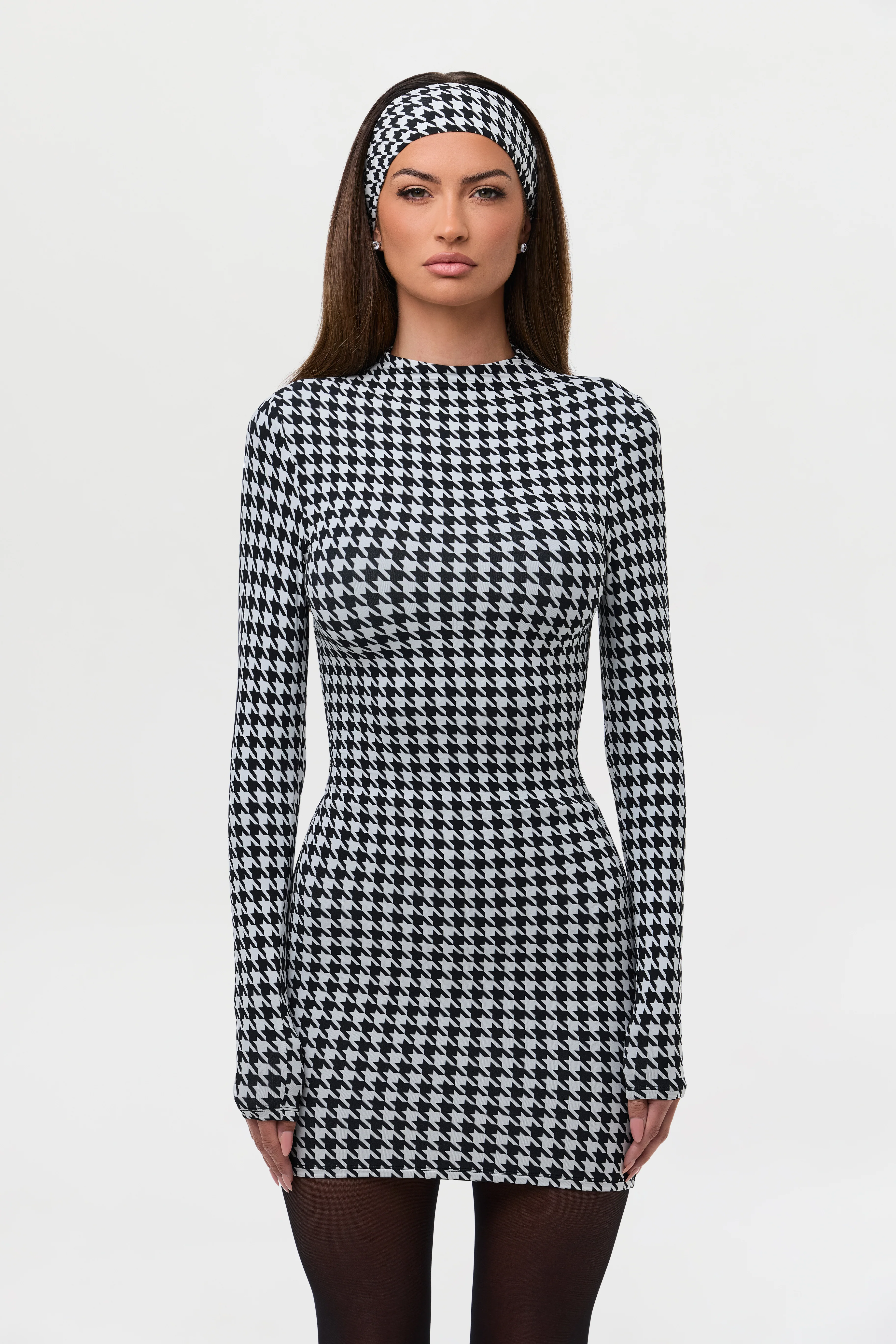 Naked Print Mini Dress - Image 38