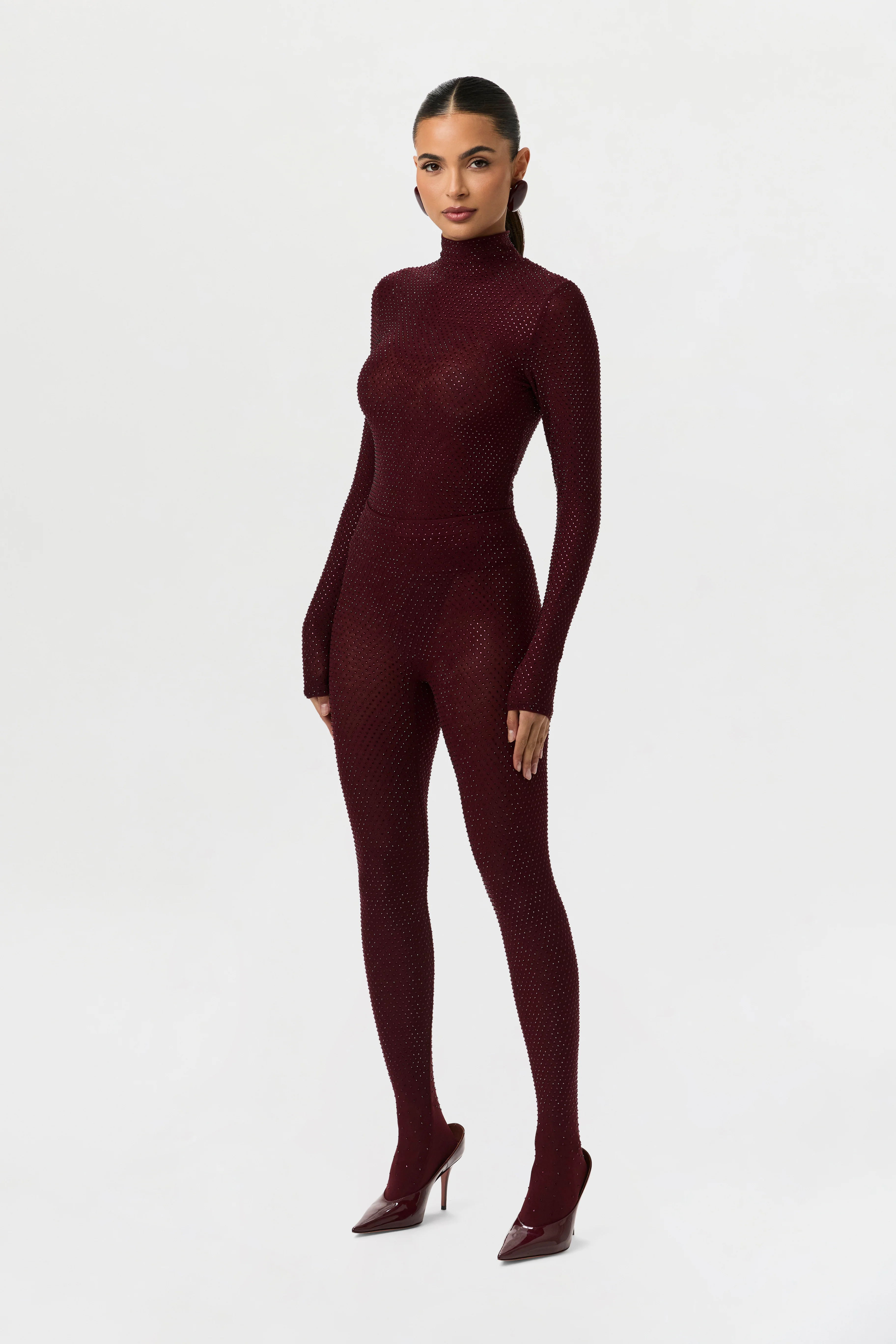 Crystal Closed Toe Leggings Petite - Image 3