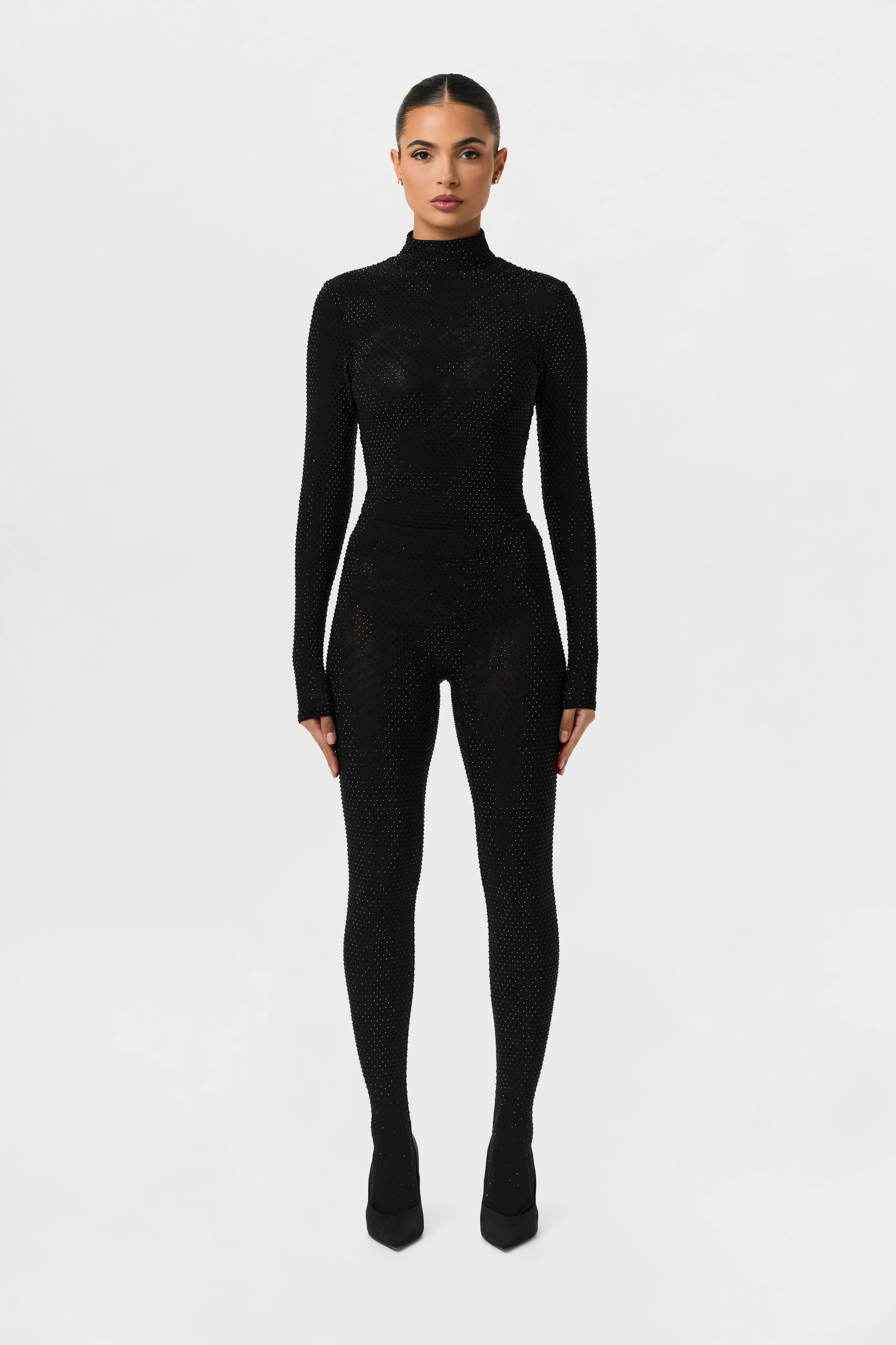 Crystal Closed Toe Leggings - Image 5