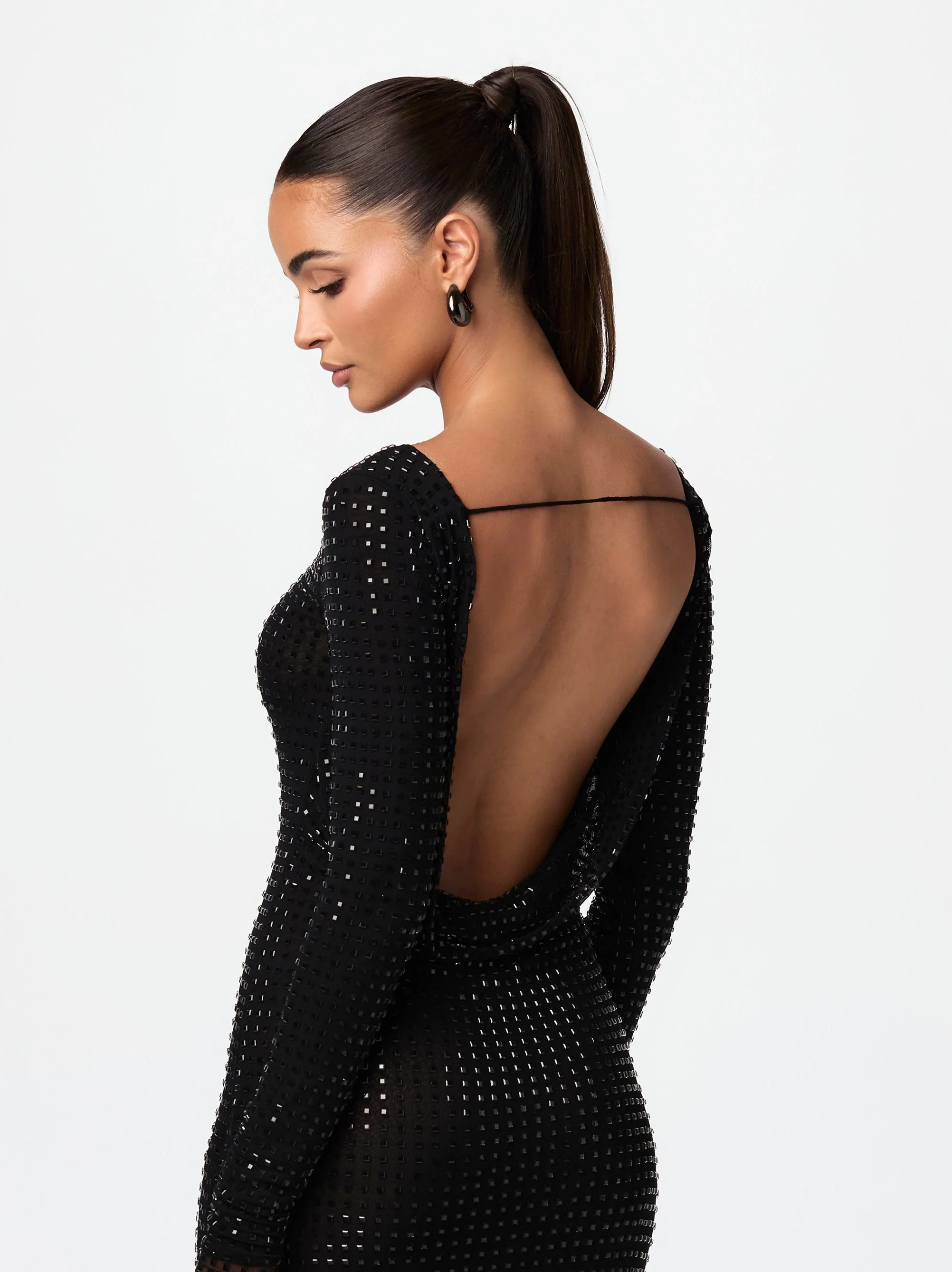 Crystal Open Back Gown - Image 10