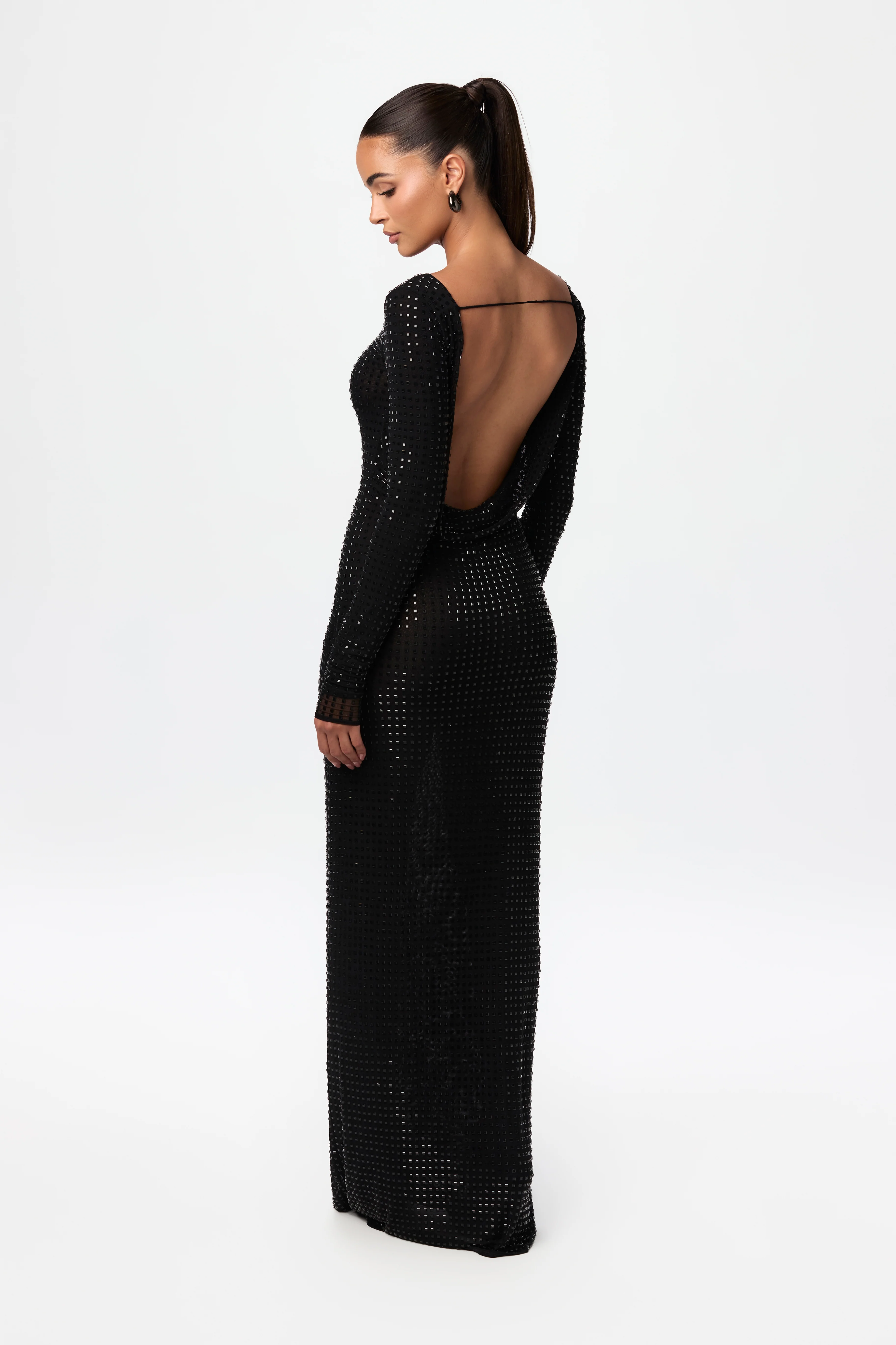 Crystal Open Back Gown - Image 9