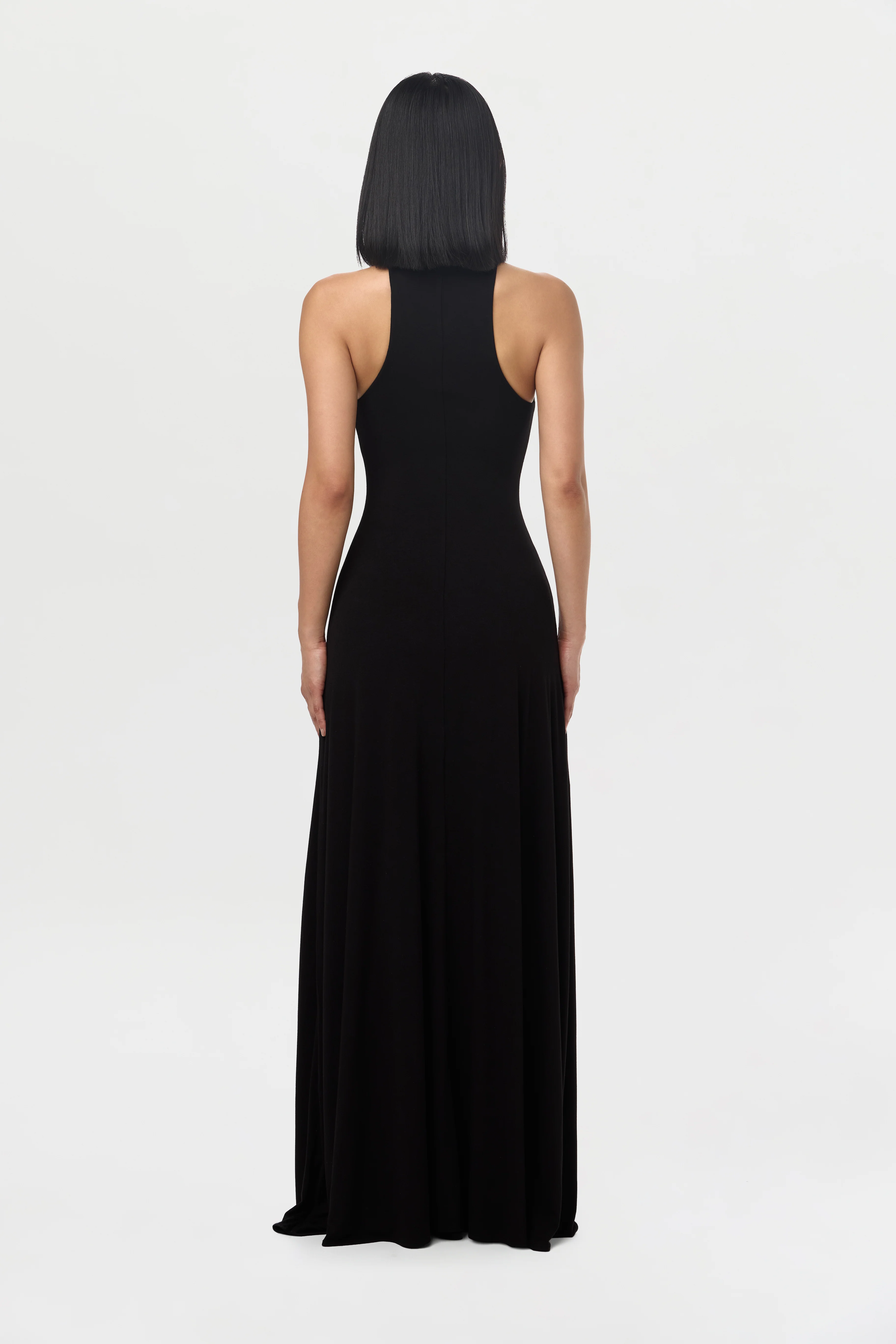 Smooth Racerback Flare Maxi Dress - Image 6