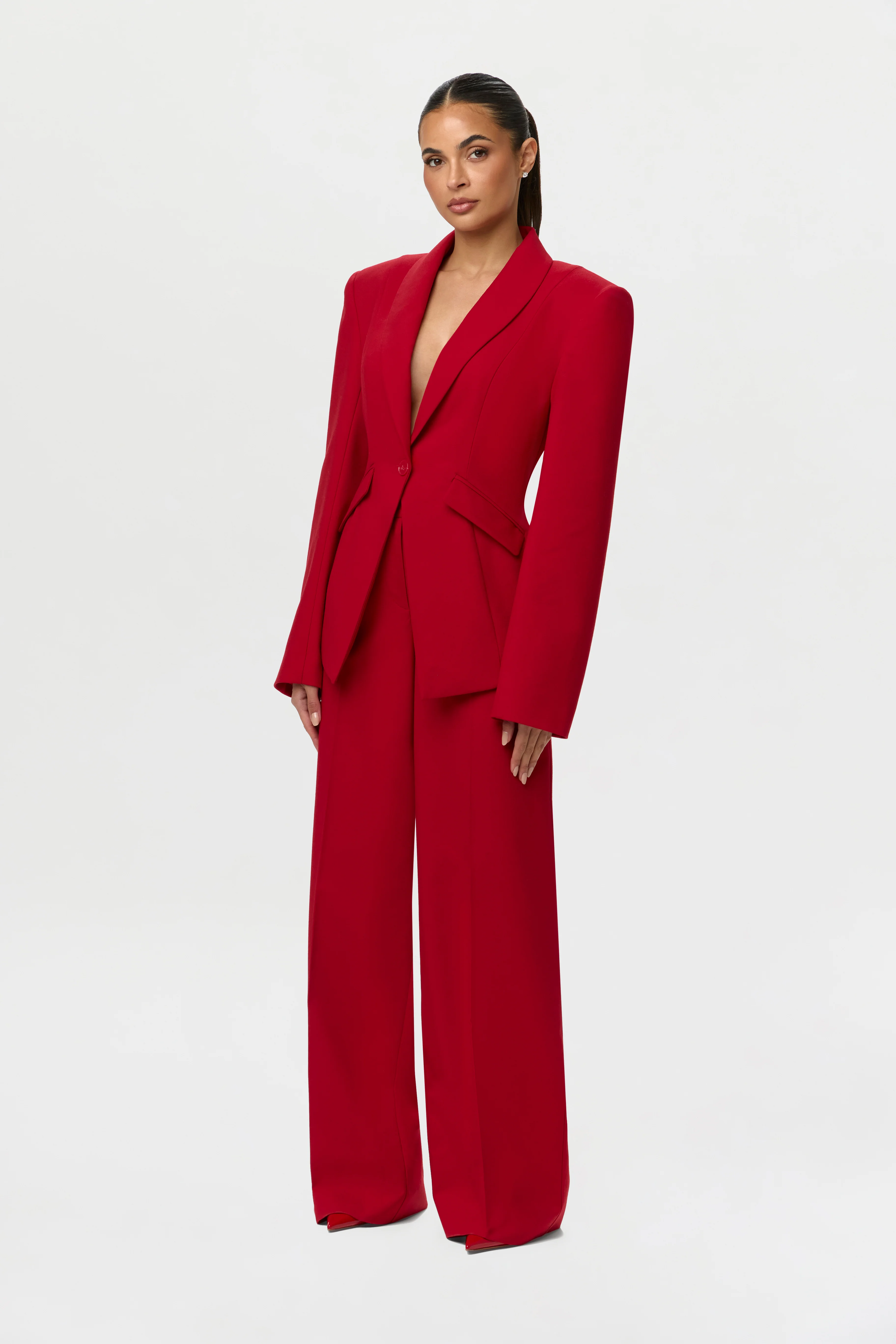 Suiting Seam Wideleg Pants - Image 3