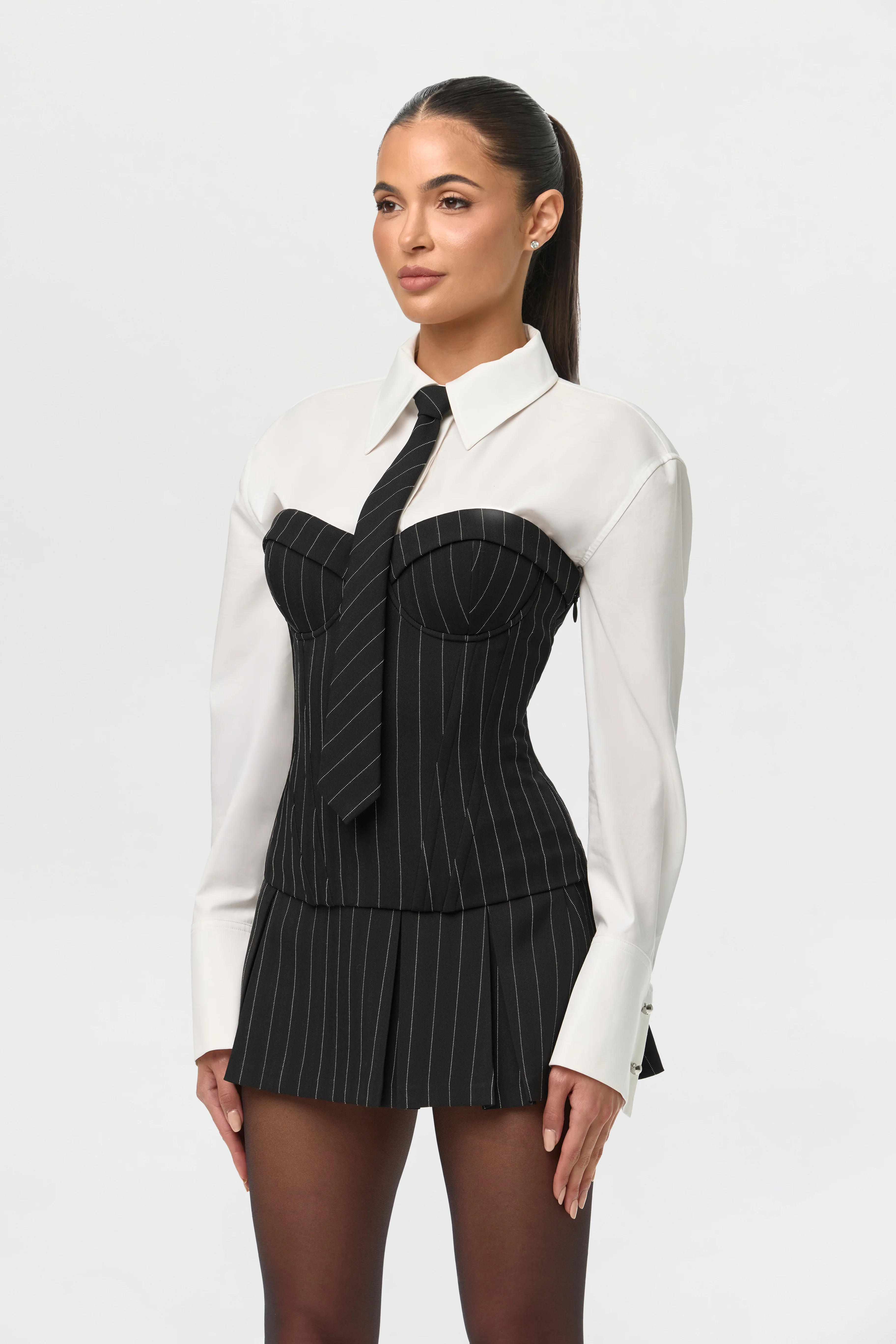 Suiting Pinstripe Tie - Image 10