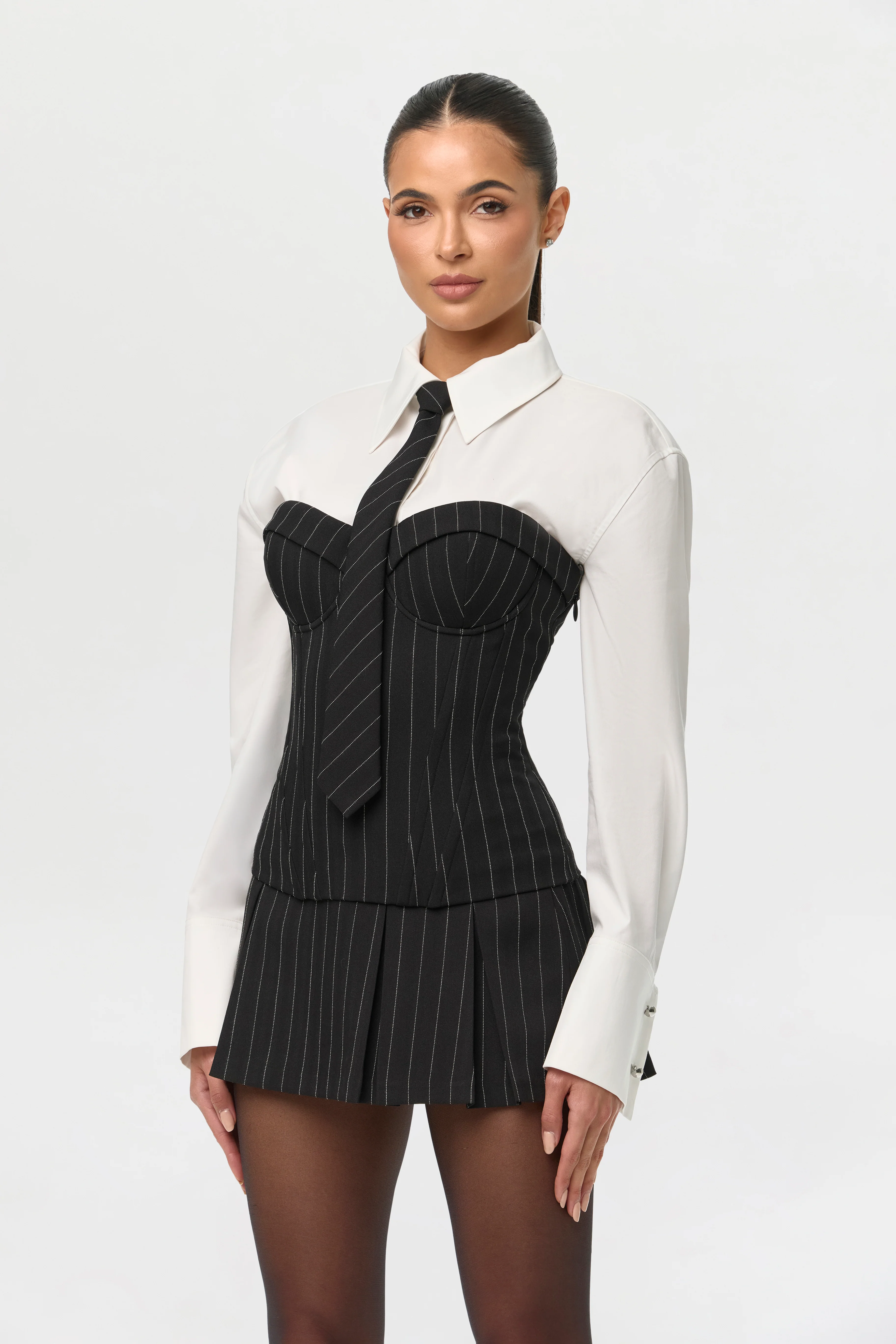 Suiting Pinstripe Tie - Image 11