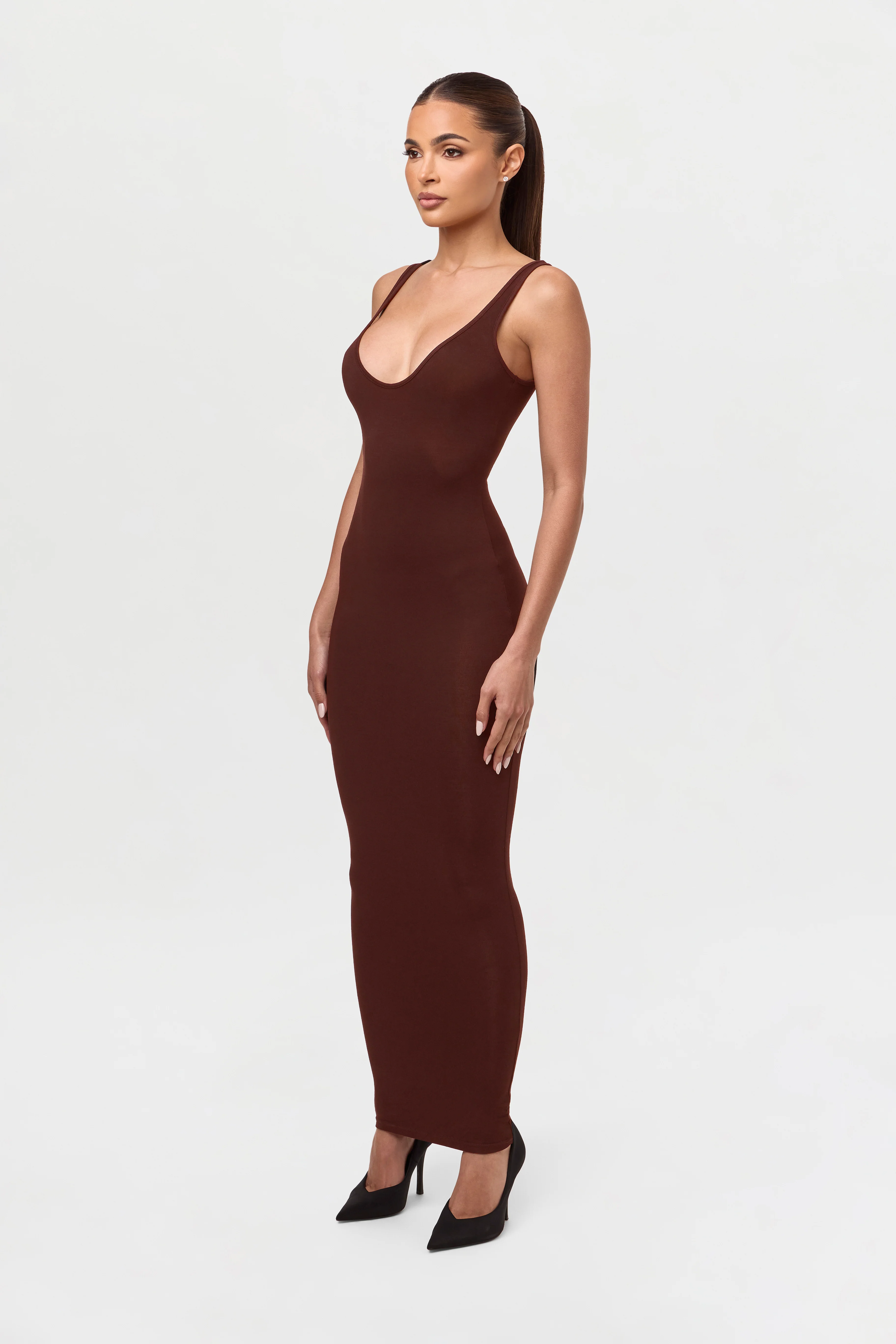 Smooth Sculpt Tank Midi Dress - Image 6