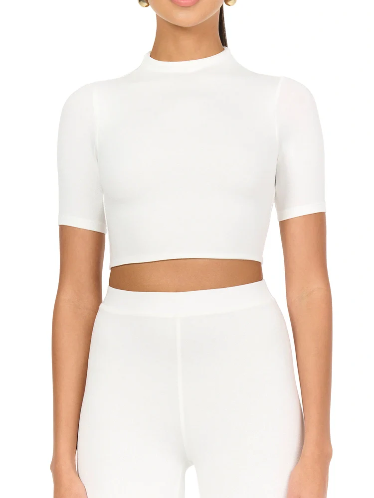 NW Short Sleeve Crop Top - Image 2