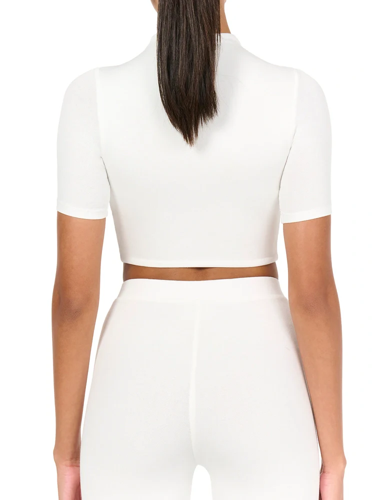 NW Short Sleeve Crop Top - Image 4
