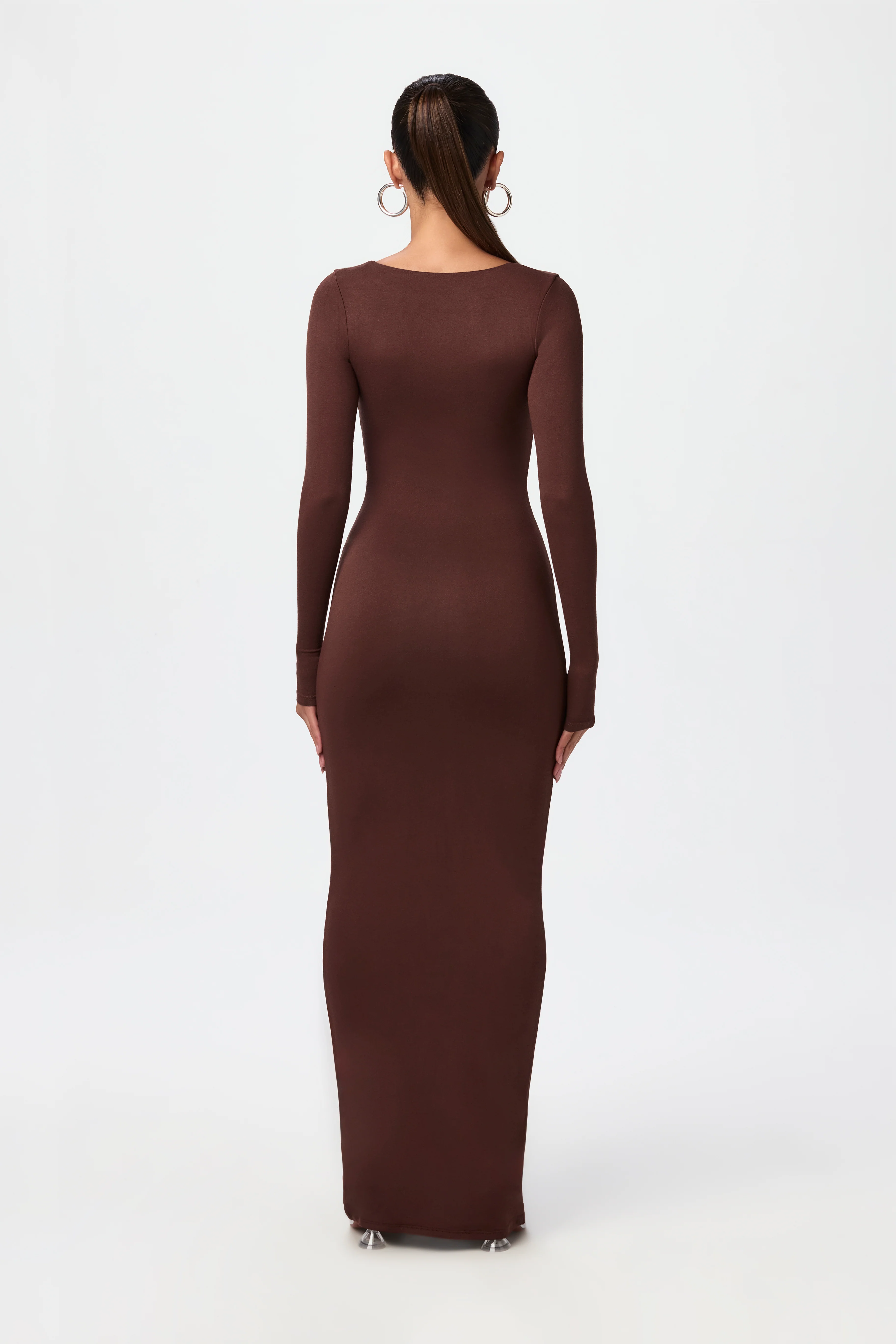 NW Square Neck Sculpt Maxi Dress - Image 13