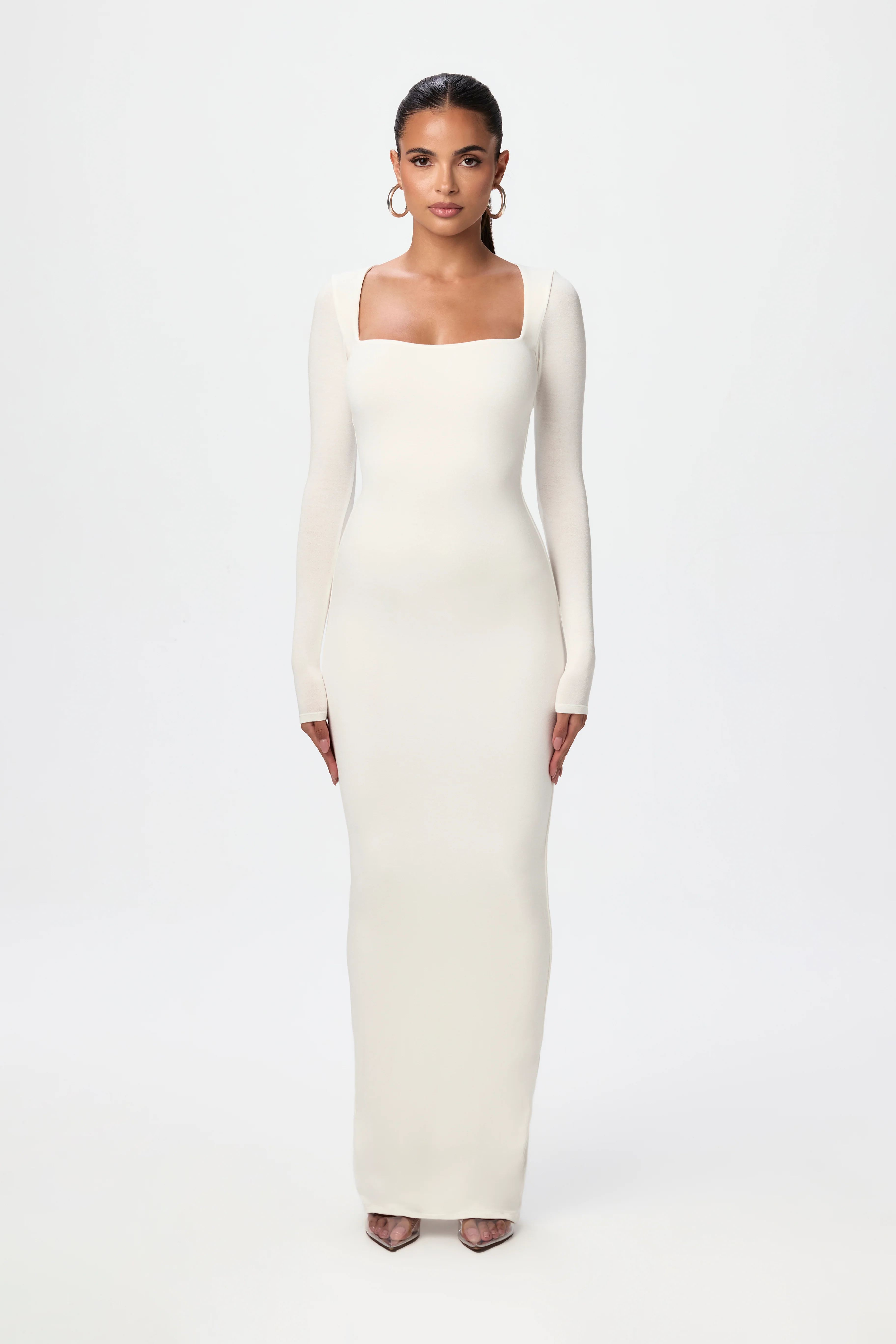 NW Square Neck Sculpt Maxi Dress - Image 16