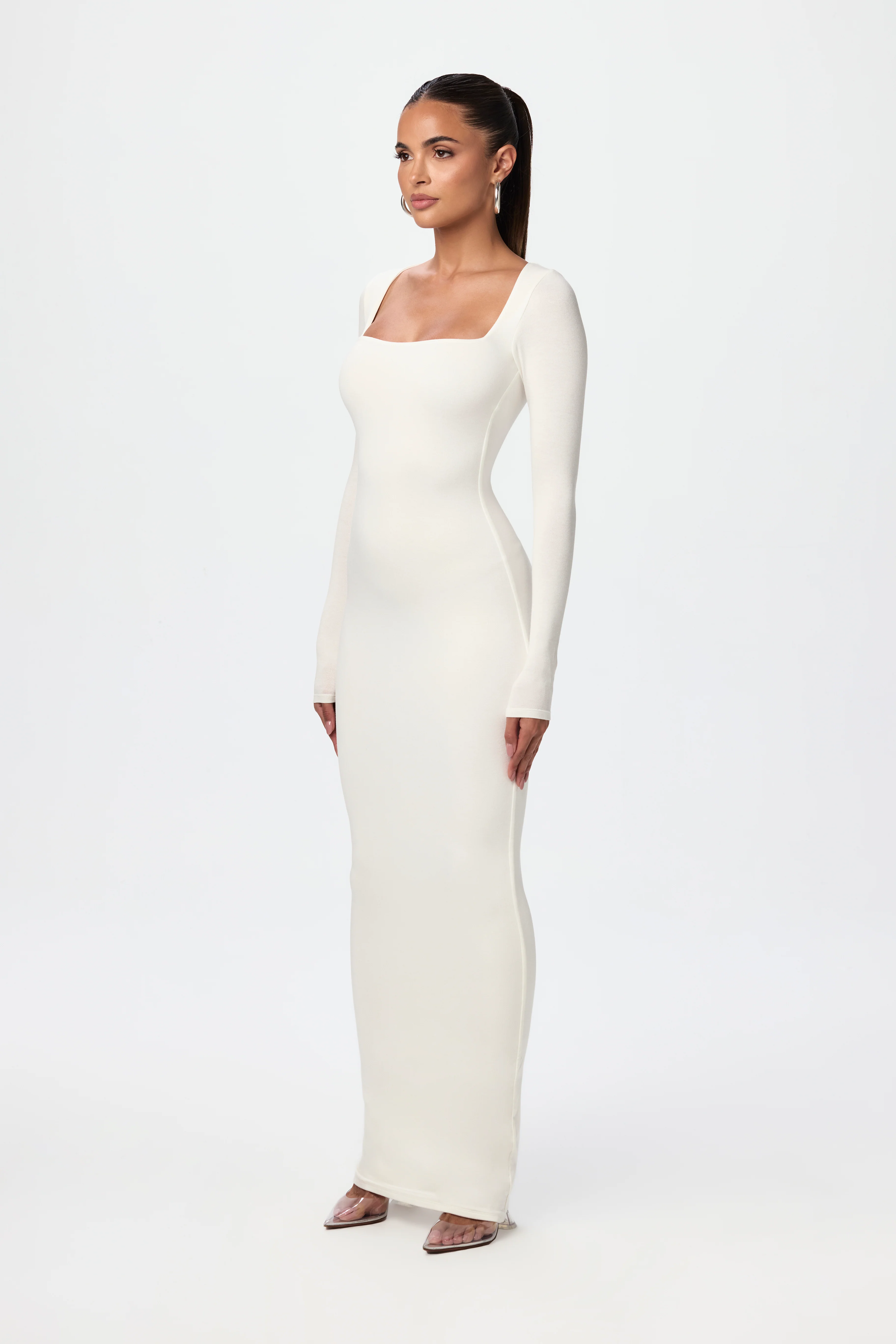 NW Square Neck Sculpt Maxi Dress - Image 17
