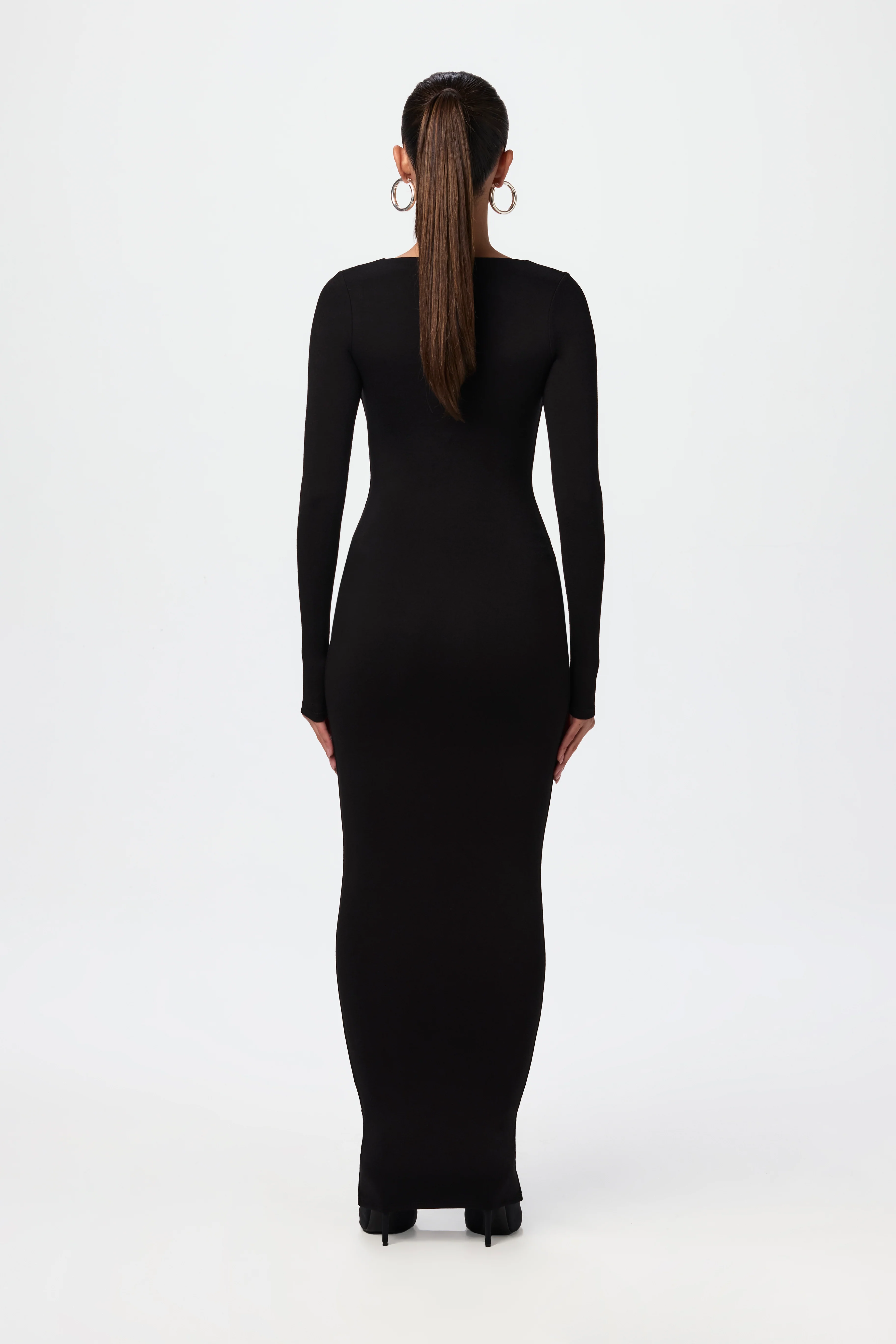 NW Square Neck Sculpt Maxi Dress - Image 3