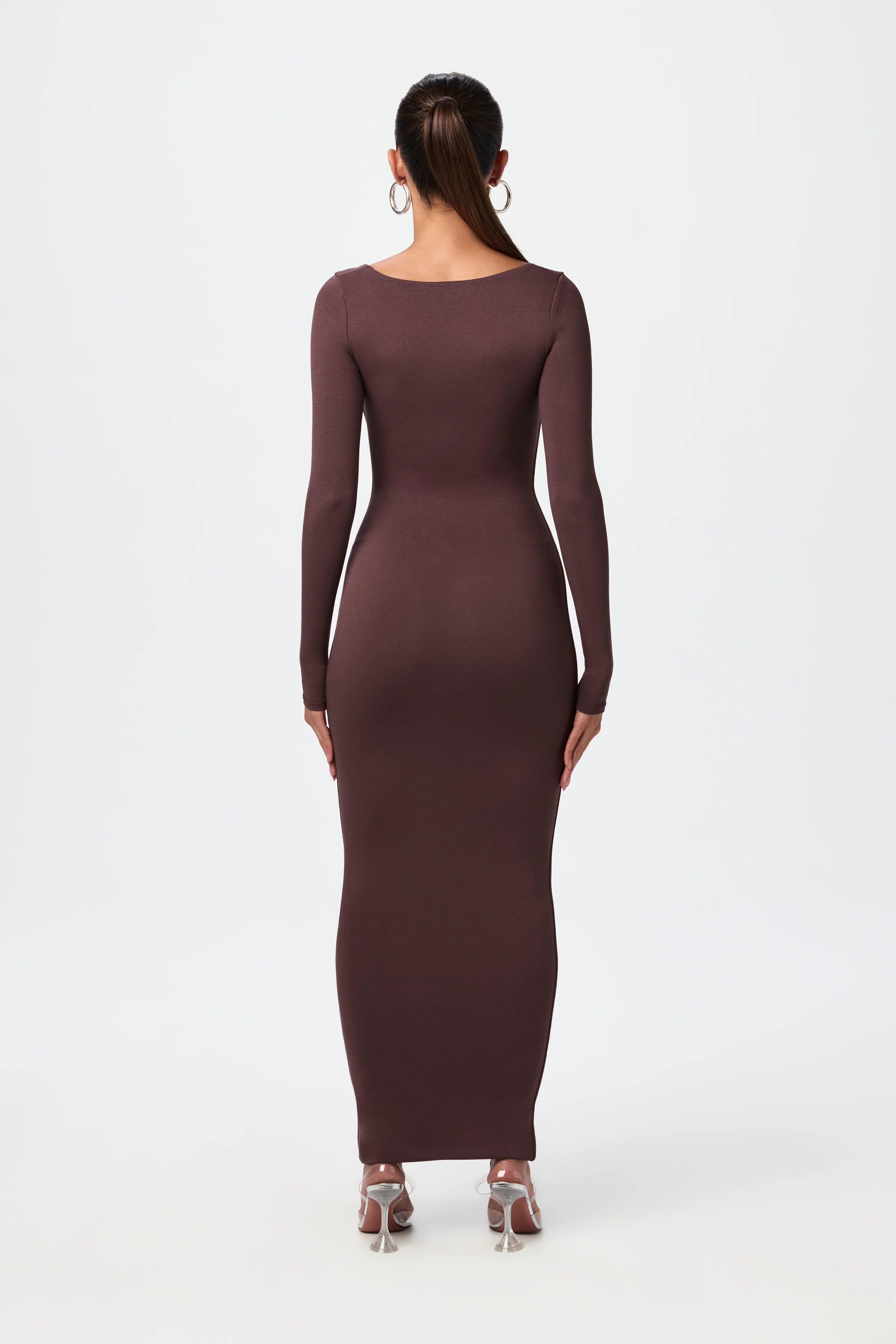 NW Square Neck Sculpt Maxi Dress - Image 9
