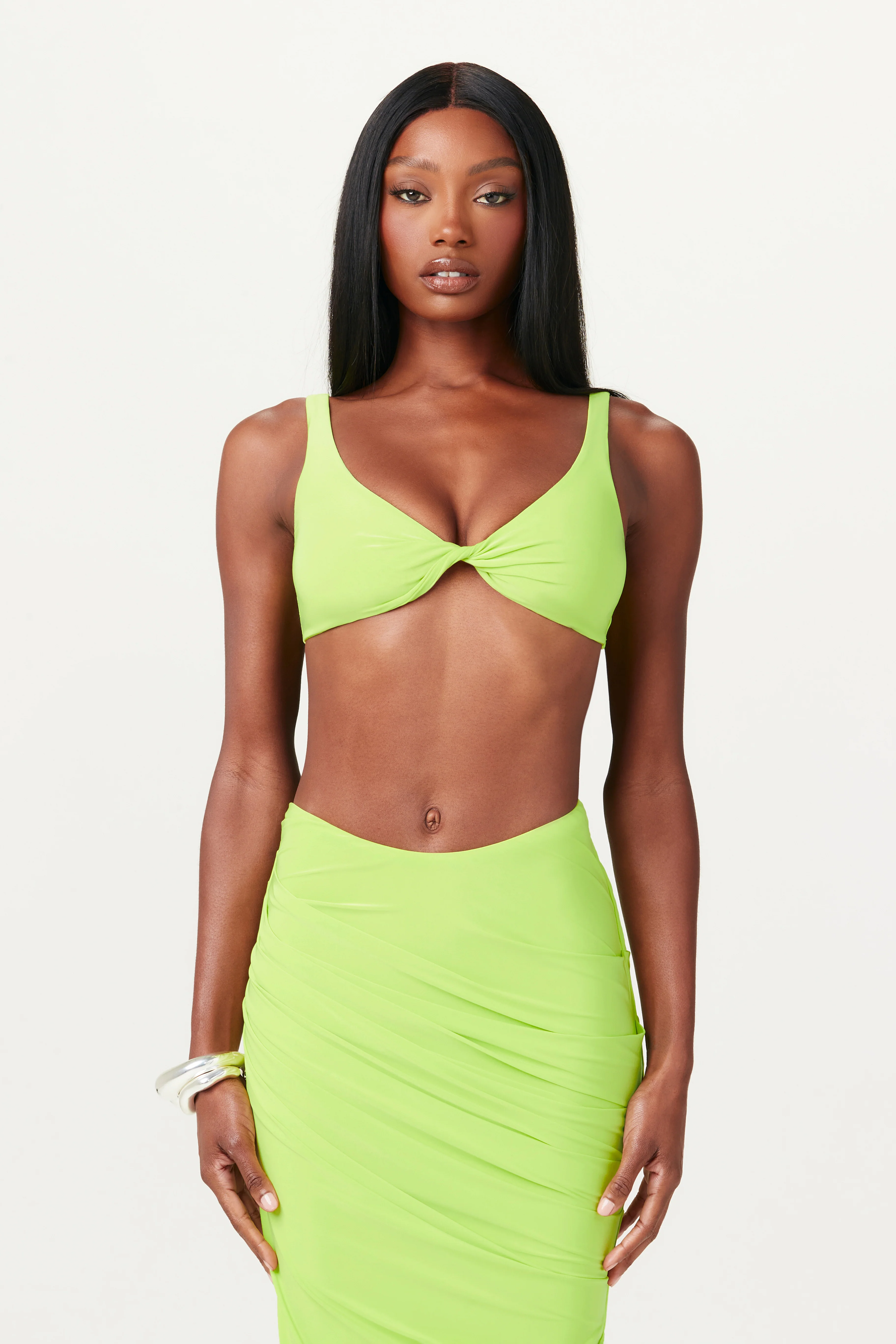 Hourglass Twist Tank Crop Top - Image 3