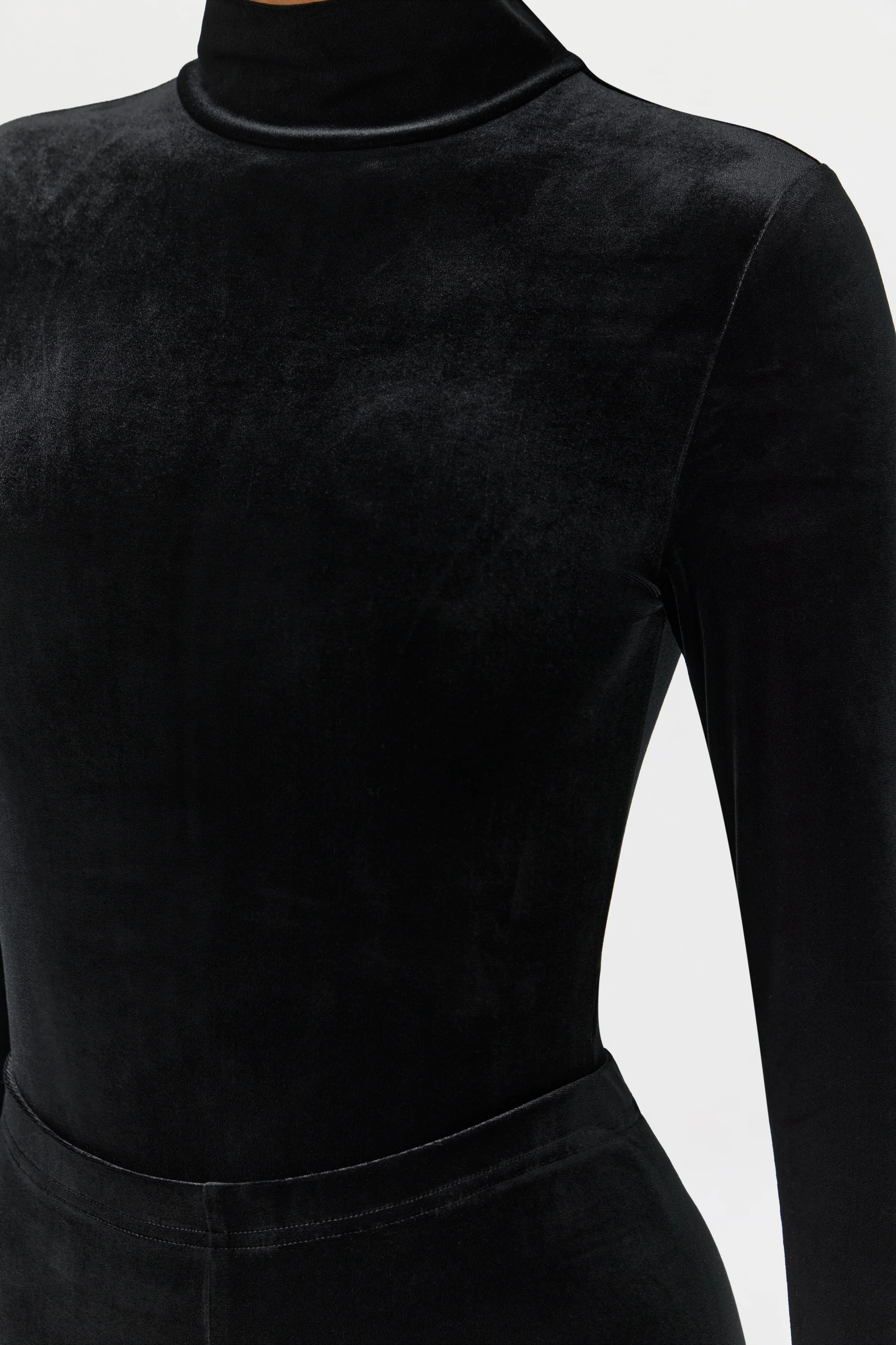 Velvet Stirrup Leggings - Image 3